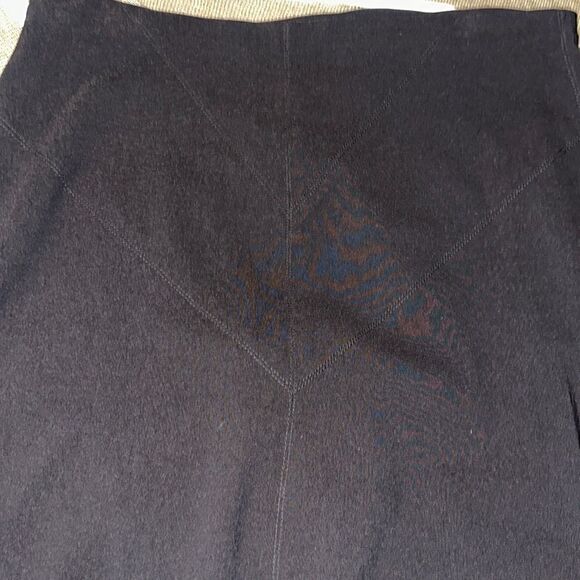 blue illusion XL Pull On Black Stretch Midi A Line Full Skirt - Picture 6 of 12